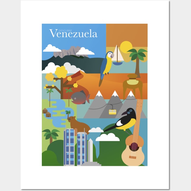 Discover Venezuela Wall Art by bypato